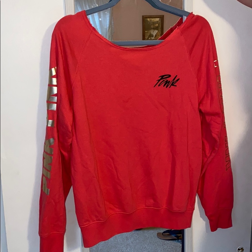 PINK long sleeve sweatshirt-like new